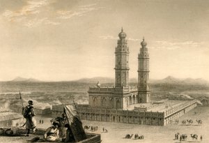Mesquita em Coimbatore, 1835. de William Daniell