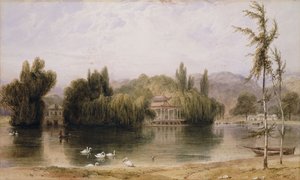 Cena na água da Virgínia, 1827 de William Daniell