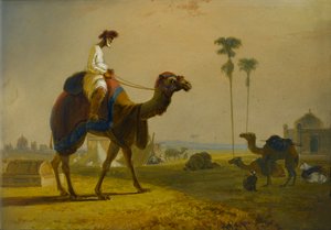O camelo Hirkarrah (uma cena nas Índias Orientais), 1832