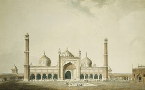 Jama Masjid, Delhi, de William Daniell