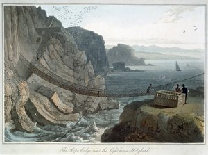 The Rope Bridge near the Lighthouse, Holyhead