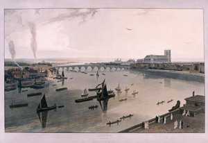 Vista de Londres a partir de Somerset House, 1805 de William Daniell