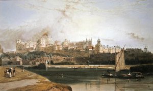 Castelo de Windsor (aguarela sobre papel) de William Daniell