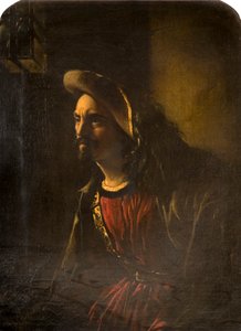 Retrato de um homem de chapéu emplumado, de William Daniels