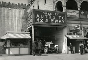 Greeley Autos para 42 und B&39;Way, c.1910-21 de William Davis Hassler