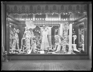 Vitrine de fitas, Loja de Departamentos de Gimbel, Nova York, 10 de março de 1915