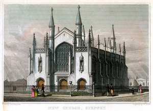 Nova Igreja, Stepney, Londres, 1828.