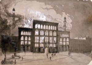 Incêndio no Teatro Alhambra, Leicester Square, Londres, 1882 1883