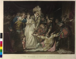 O assassinato de David Rizzio de William Dickinson