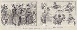 Jantar de Natal para homens de quinhentos sanduíches no Soho de William Douglas Almond