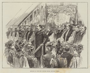 Abertura da Nova Casa de Oxford, Bethnal Green de William Douglas Almond