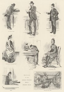 Esboços no General Register Office, Somerset House