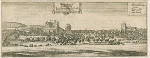 Tamworth - Panorama: gravura, séc.
