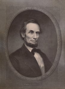 Abraham Lincoln, 16º Presidente dos Estados Unidos, século 19 1894 de William Edgar Marshall