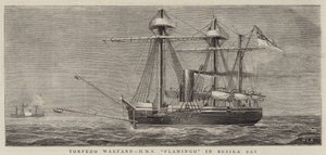 Guerra de torpedos, HMS Flamingo na Baía de Besika