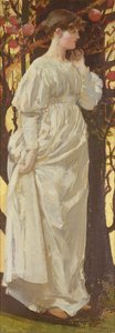 Audição, 1880 (óleo e tinta dourada sobre tela) de William Edward Frank Britten