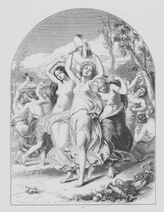 John Milton, LAllegro (gravura) de William Edward Frost