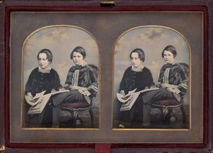 Retrato de Dois Rapazes, 1850s.