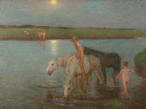 A margem do rio de William Edward Stott