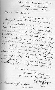 Carta de William Etty, 17 de janeiro de 1844 1904 de William Etty