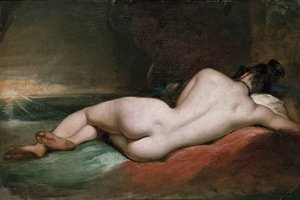 Reclinação do Modelo Nude