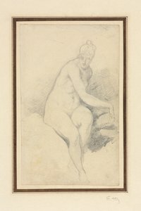 Nu sentado de William Etty
