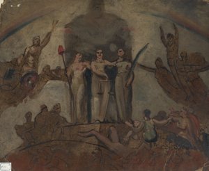 Estudo para uma composição de figuras de William Etty