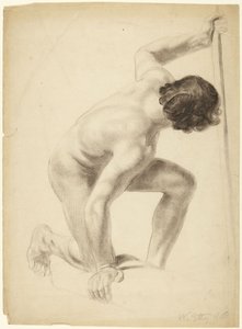 Estudo de figura masculina de William Etty