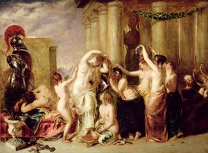 A retrete de Vénus (óleo sobre painel) de William Etty