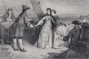 Ilustração para O Pirata de Sir Walter Scott (gravura)