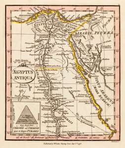 Antigo Egipto. Mapa.