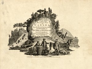 Índios no comércio de peles no Canadá, 1777.