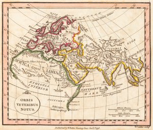 Mapa do mundo antigo
