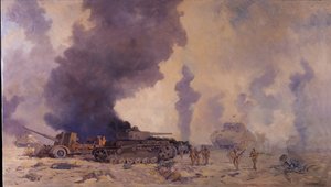 A Batalha de El Alamein de William Francis Longstaff