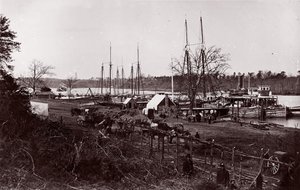 Broadway Landing, Rio Appomattox, 1864.  