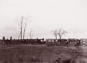Fort Brady, Virgínia, perto de Dutch Gap, 1865.