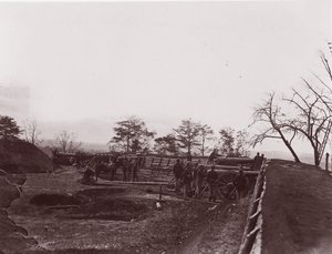 Perto de Dutch Gap, Virgínia. Forte Brady, c. 1865.