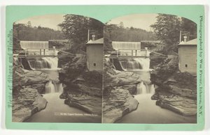 Cascata Superior. Desfiladeiro de Ithaca, final do século XIX. de William Frear