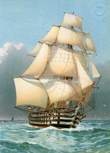 HMS Victoria, navio de guerra da Marinha Real 121, c1859 c1890-c1893.