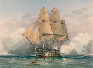 A vitória, lançada em 1765, final do século XIX e início do século XX. de William Frederick Mitchell