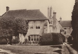 No Castelo de Amberley, West Sussex (fotografia a preto e branco) de William Galsworthy Davie