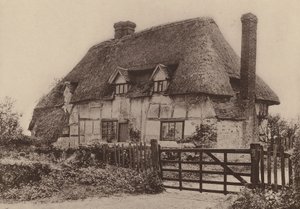 Em Hardham, perto de Pulborough, West Sussex (fotografia a preto e branco) de William Galsworthy Davie