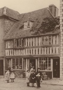 Em Tenterden, Kent (fotografia a preto e branco) de William Galsworthy Davie