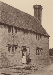 Bean Lodge, New Grove Lane, perto de Petworth, Sussex (fotografia a preto e branco) de William Galsworthy Davie