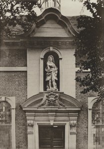 Porta, Berkeley Almshouses, Worcester (foto a p/b)