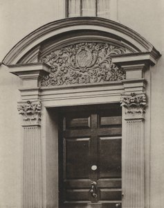 Porta, Pudding Lane, Maidstone, Kent (foto a p/b)