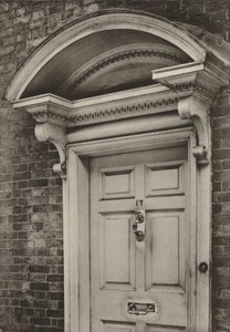 Doorway, The Causeway, Horsham, Sussex (foto a p/b) de William Galsworthy Davie