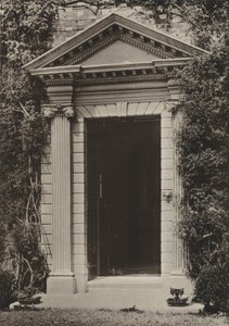 Porta, The Vicarage, Hailsham, Sussex (foto a p/b) de William Galsworthy Davie