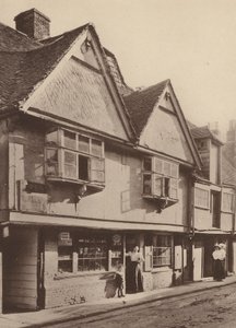 Em North Lane, Canterbury, Kent (fotografia a preto e branco) de William Galsworthy Davie