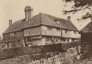 Smugley Farm, Goudhurst, Kent (fotografia a preto e branco) de William Galsworthy Davie